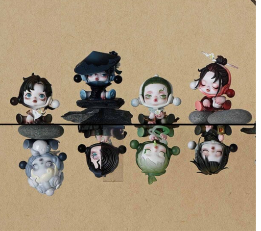 Pop Mart X Skullpanda: The Ink Plum Blossom Figurine Blind Box Assorted (1pc)
