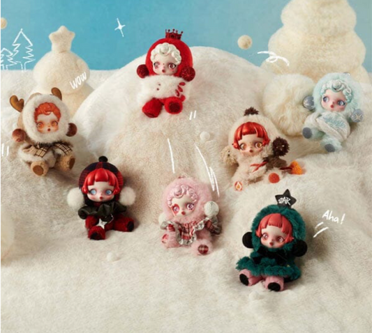 Pop Mart X Skullpanda: Winter Symphony Series Plush Keychain Blind Box (1pc)