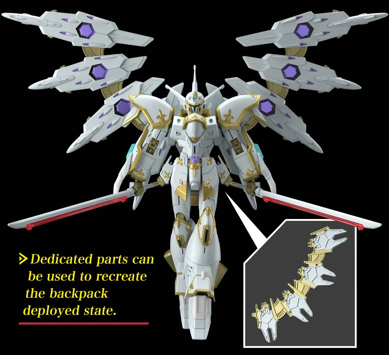 Gundam Bandai Hobby HGCE #257 1/144 BLACK KNIGHT SQUAD Cal-re.A(2024)