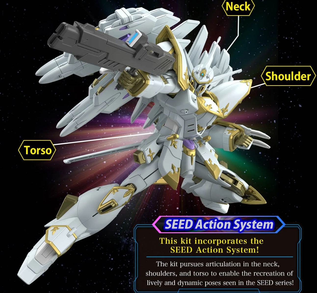 Gundam Bandai Hobby HGCE #257 1/144 BLACK KNIGHT SQUAD Cal-re.A(2024)