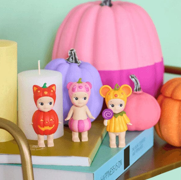 Sonny Angel Collectable Mini Cherub Figurines Pumpkin Patch Series Blind Box (1pc)