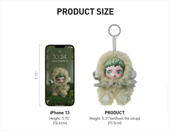 Skullpanda - L’impressionnisme Series Plush Pendant Blind Box