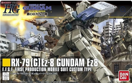 Bandai HGUC #155 1/144 RX-79(G)Ez-8 Gundam Ez8 Gundam The 08th MS Team