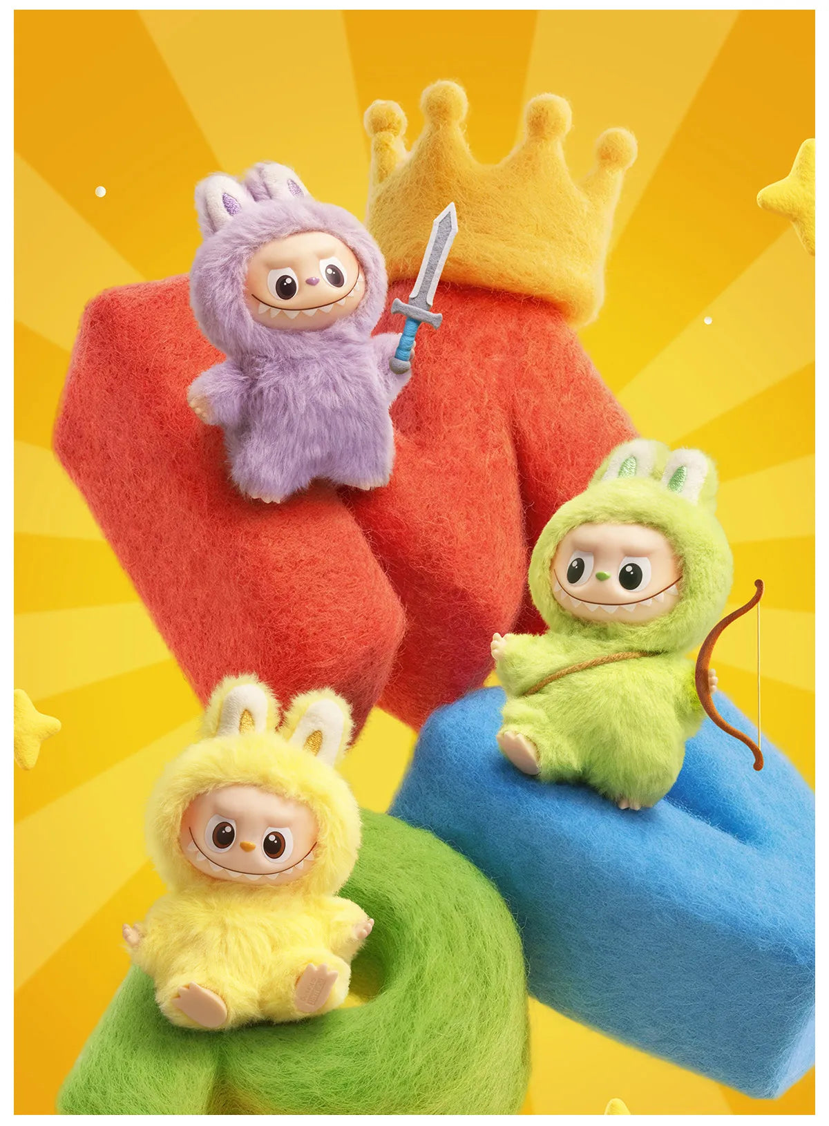 LABUBU  -  THE MONSTERS  -  BLIND BOX - PIN FOR LOVE SERIES (N-Z) PENDANT PLUSH