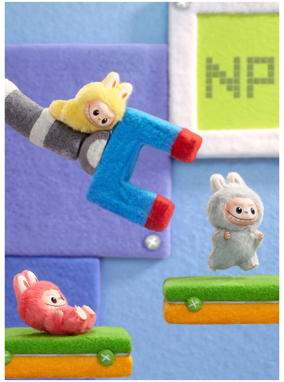 LABUBU  -  THE MONSTERS  -  BLIND BOX - PIN FOR LOVE SERIES (N-Z) PENDANT PLUSH